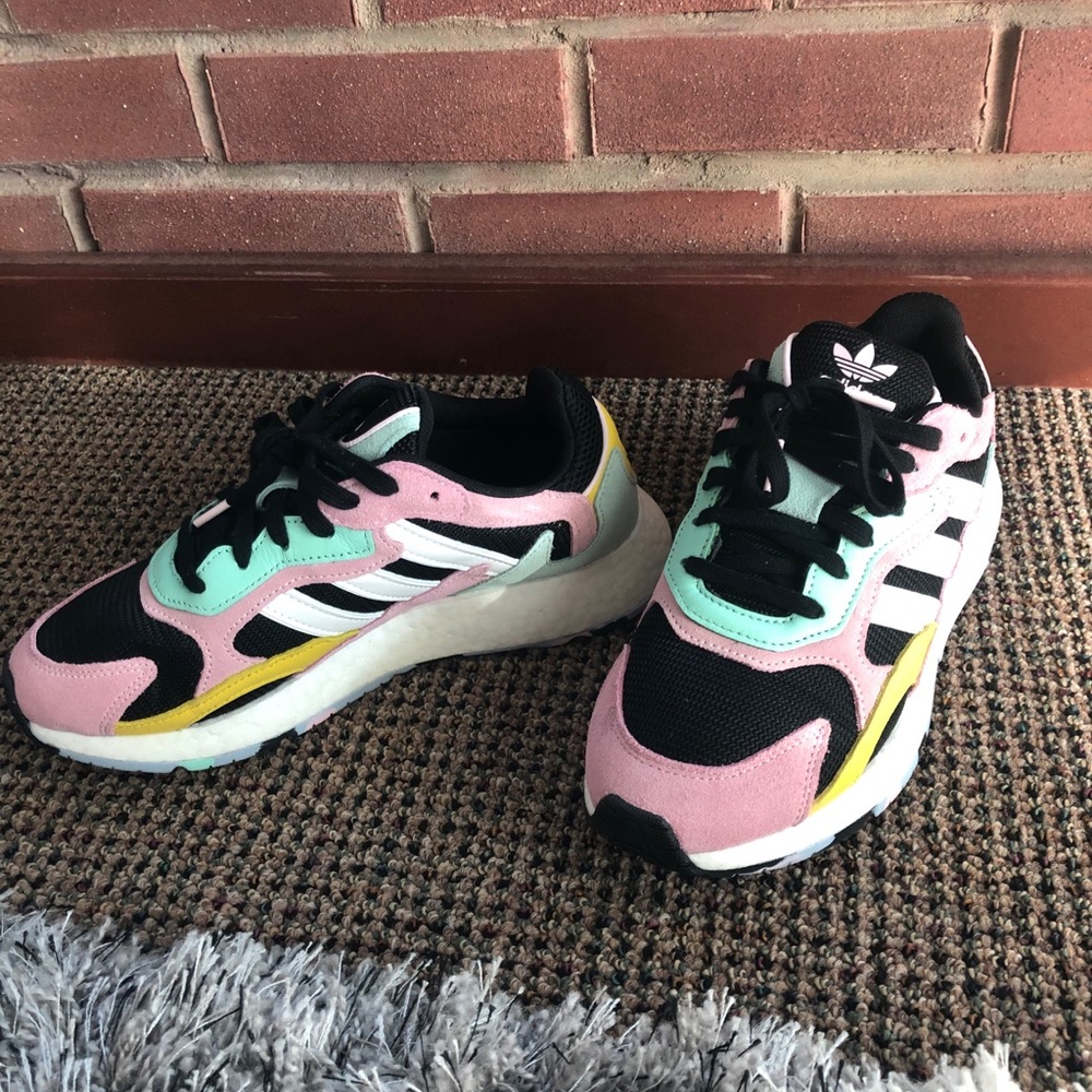 Colorful Adidas sneakers